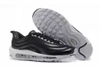 chaussures de course retro nike air max 97 hot noir